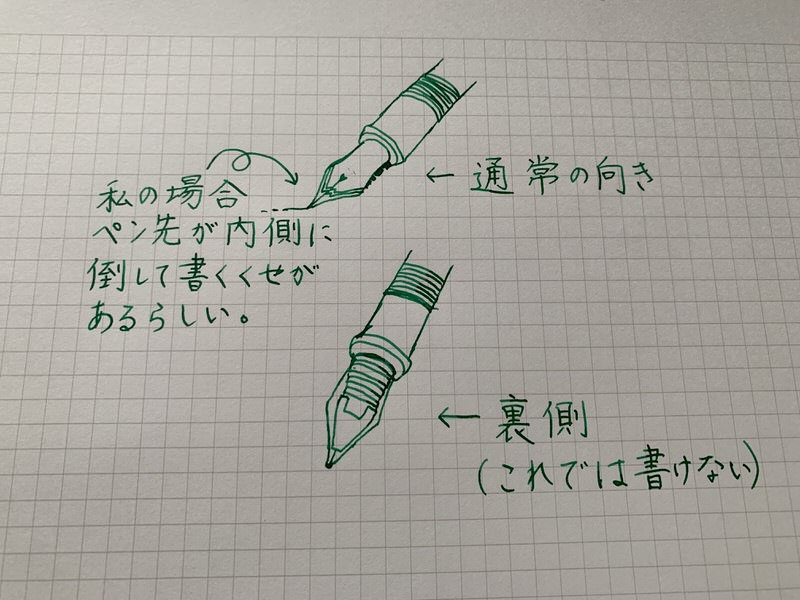 万年筆の使い道 日記 手紙 イラスト メモ書き 何でも使える とっちノート